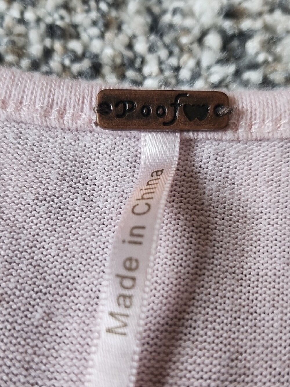 Poof! Pale Pink Knit Scoop Neck Top - Picture 4 of 9